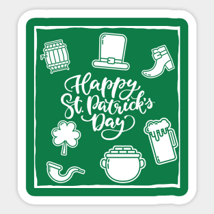 Happy saint patrick's day Sticker